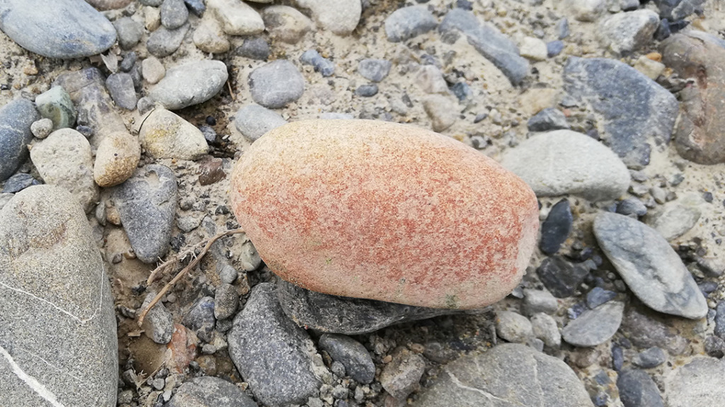 マンゴーみたいな石